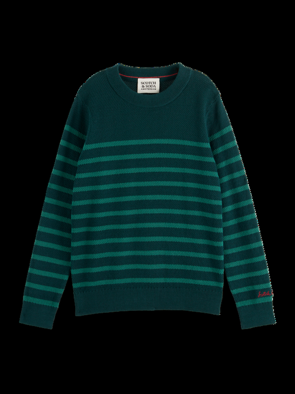 maison scotch STRUCTURED PULLOVER