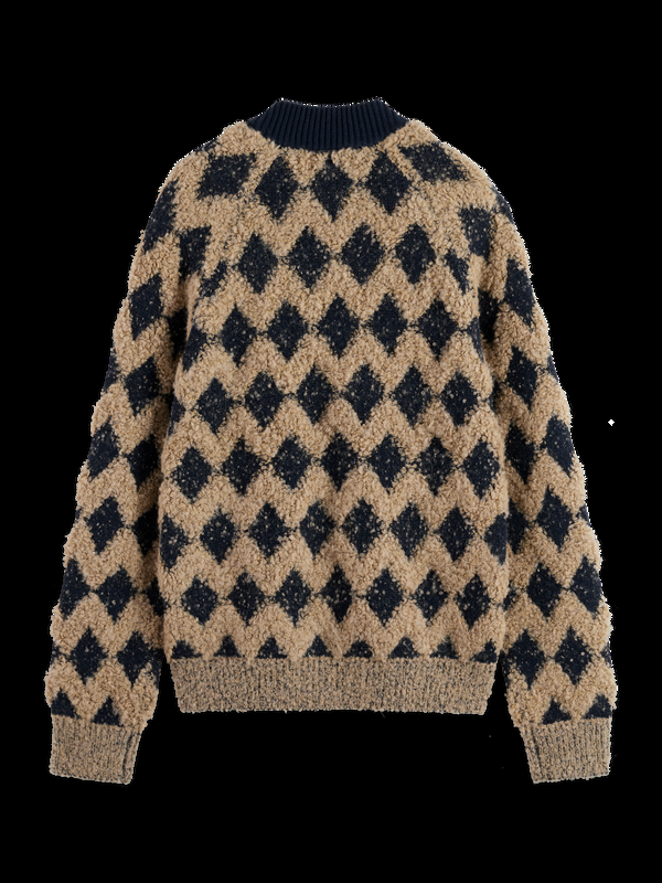 Maison Scotch TEXTURED JACQUARD BOMBER