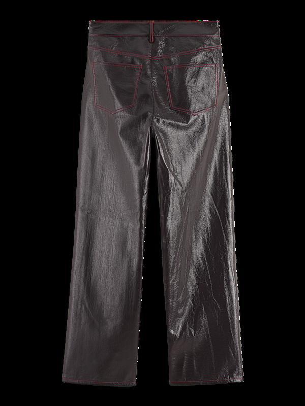 Maison Scotch THE SKY FAUX LEATHER VINYL PANT