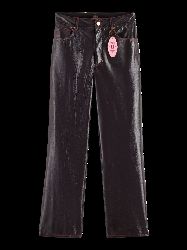 maison scotch THE SKY FAUX LEATHER VINYL PANT