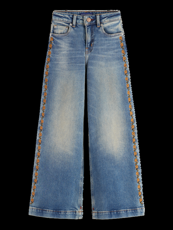maison scotch THE WAVE WIDE LEG JEANS - MIXTAPE