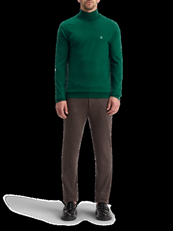 maison scotch TURTLENECK VISCOSE SWEATER