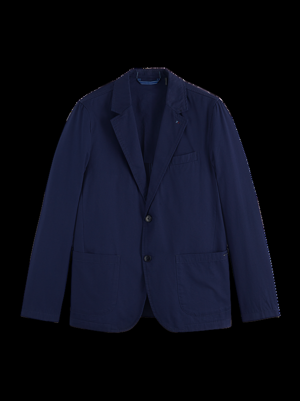 Maison Scotch Unconstructed Cotton Twill Blazer