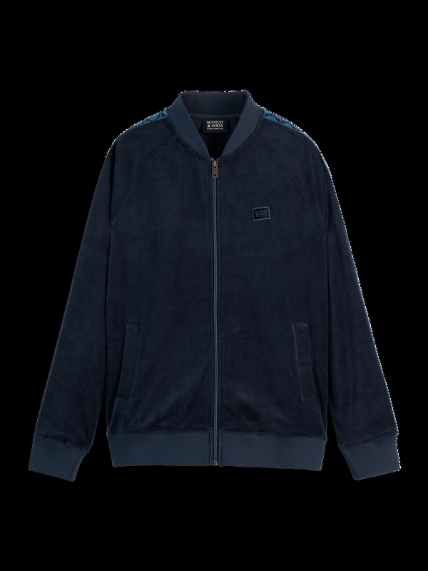 maison scotch VELOUR TRACK TOP