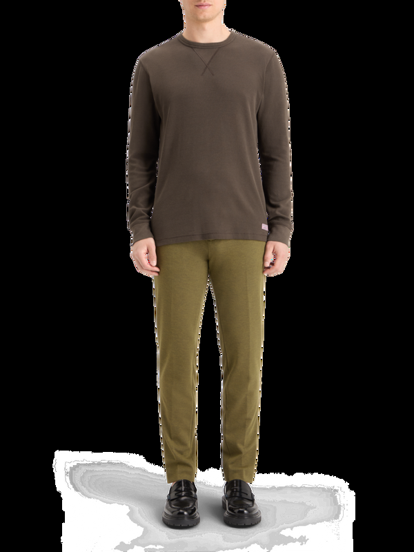 maison scotch WAFFLE T-SHIRT LS