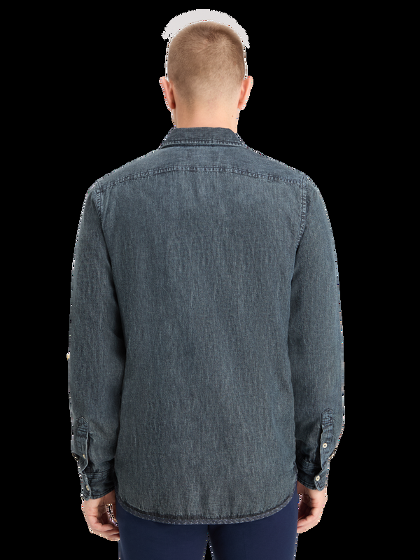 Maison Scotch WASHED BLACK DENIM SHIRT