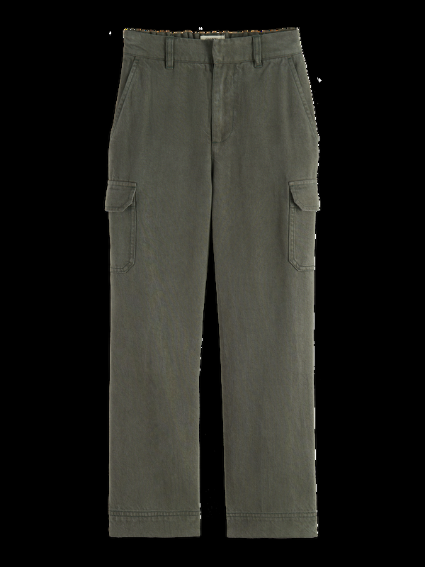maison scotch WIDE LEG LYOCELL CARGO PANT