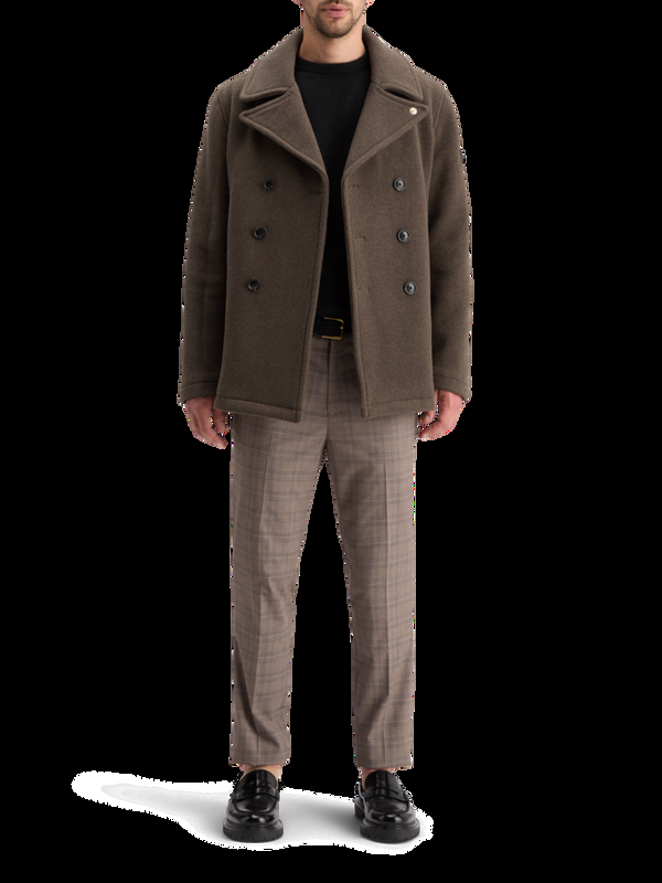 maison scotch WOOL BLEND PEACOAT