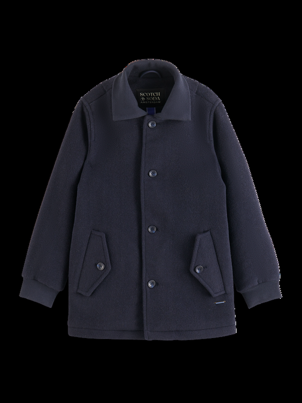 maison scotch WOOL BLEND PEACOAT