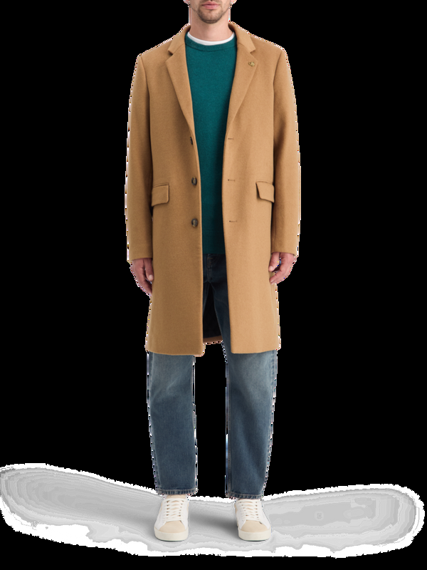 maison scotch WOOL CLASSIC OVERCOAT