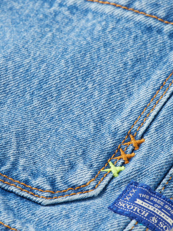 Maison Scotch Worked Out Denim Jacket