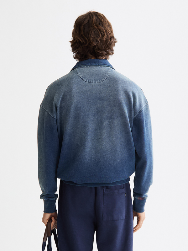 Maison Scotch Worked Out Popover Sweat