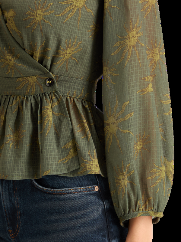 Maison Scotch WRAP TOP