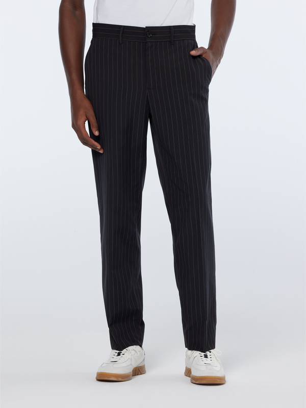 Maison Scotch Otis - Straight Fit Tailored Pinstripe Chino