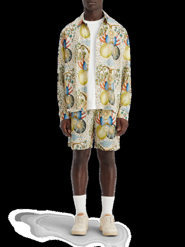 maison scotch Overhemd met print van Embassy of the Free Mind