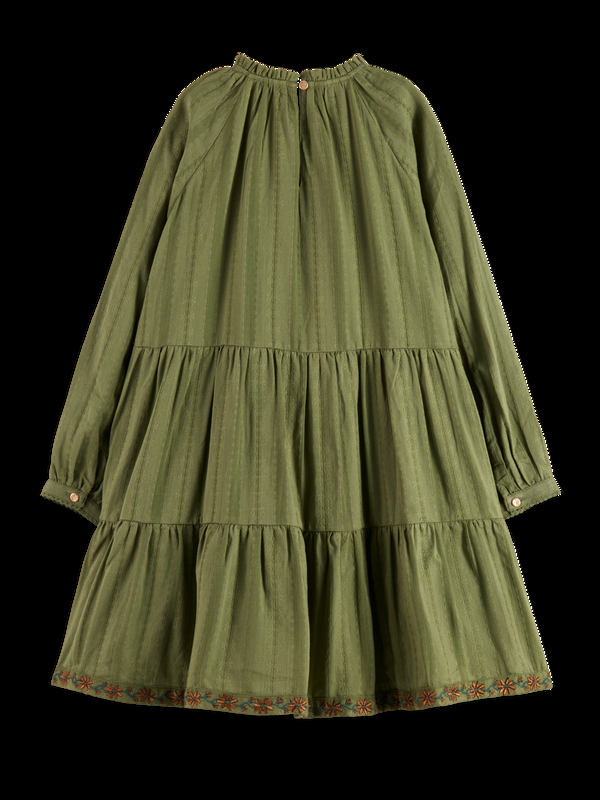 Maison Scotch PRETTY COTTON EASY DRESS WITH LUREX DETAILS