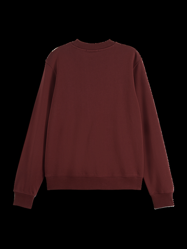 Maison Scotch Regular-fit Sweatshirt Met Artwork Op De Borst
