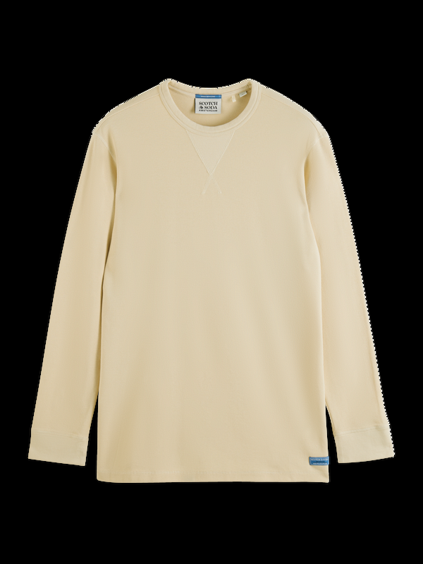 Maison Scotch Regular Fit T-shirt Met Wafelmotief Ls