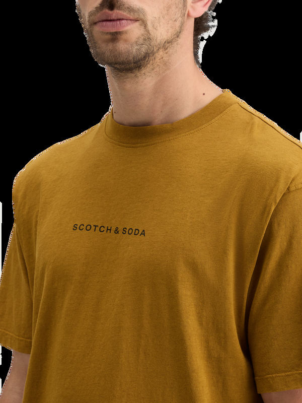 Maison Scotch RELAXED FIT FRONT BACK ARTWORK T-SHIRT