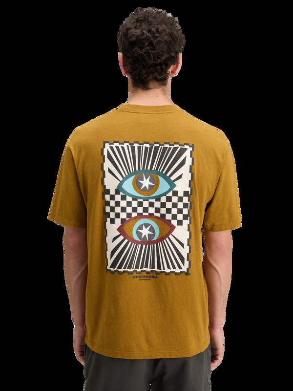 Maison Scotch RELAXED FIT FRONT BACK ARTWORK T-SHIRT