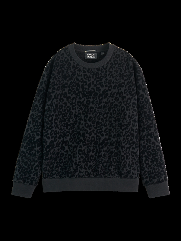 Maison Scotch Relaxed Fit Sweatshirt Met Kudde-artwork