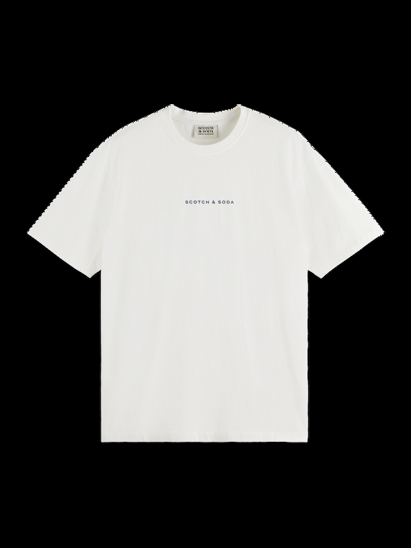 maison scotch Relaxed fit T-shirt met appliqué-artwork