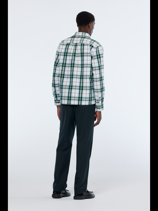 Maison Scotch Relaxed Fit Yarn-dyed Flannel Check Shirt