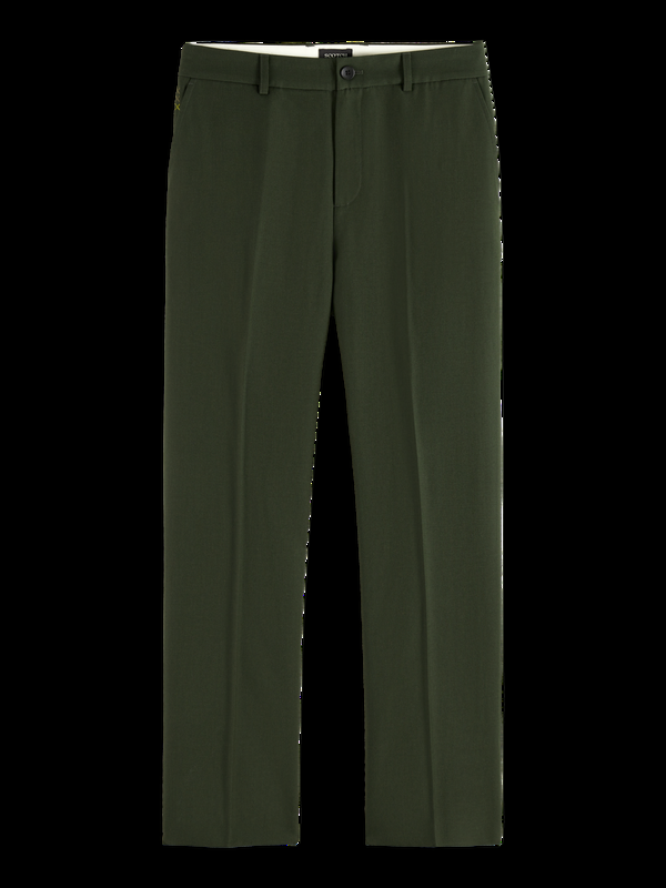 maison scotch Relaxte chino van wolmix met rechte pasvorm maison scotch Relaxte chino van wolmix met rechte pasvorm