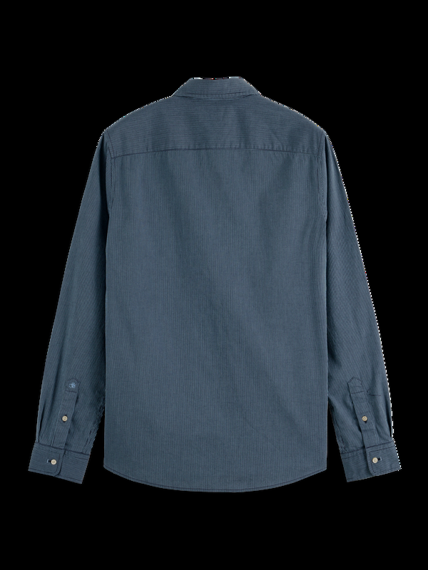 Maison Scotch Seasonal Essentials Poplin Gestreept Overhemd