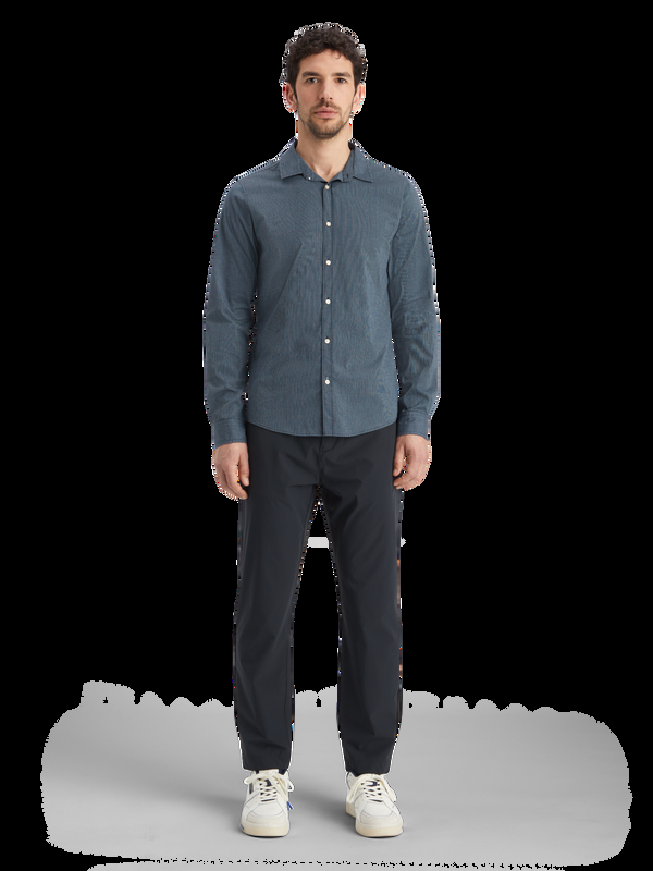 maison scotch Seasonal essentials poplin gestreept overhemd