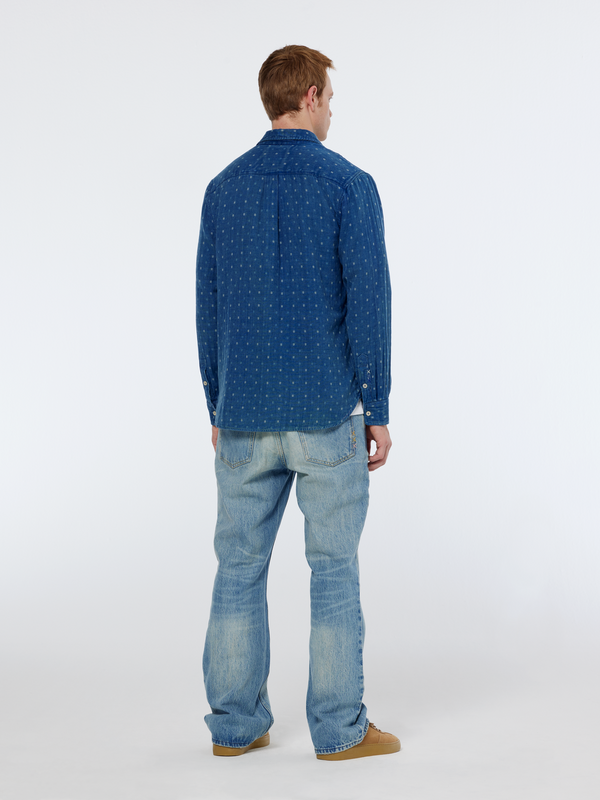 Maison Scotch Special Denim Weave With Wash Effects Shirt
