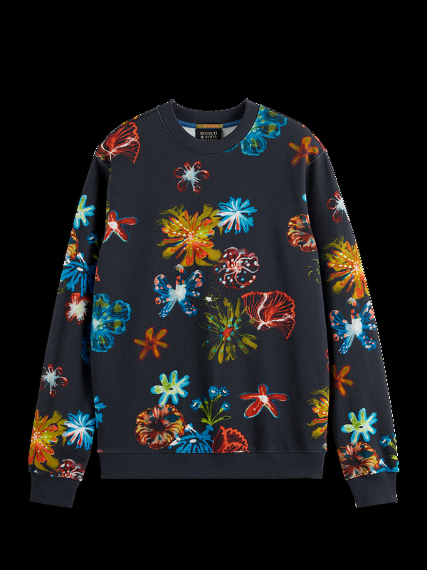 Maison Scotch Sweatshirt Met All-over Digitale Print