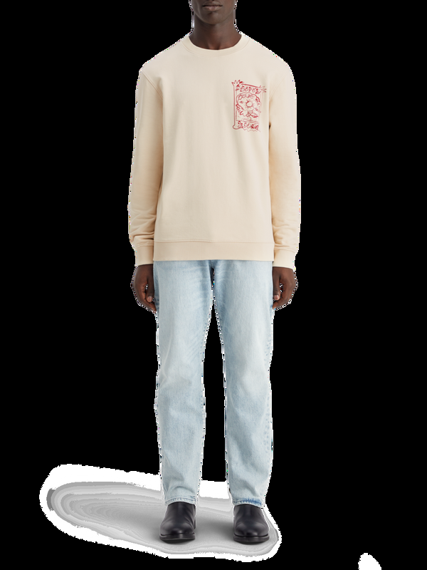 maison scotch Sweatshirt met artwork op de voorkant op de borst