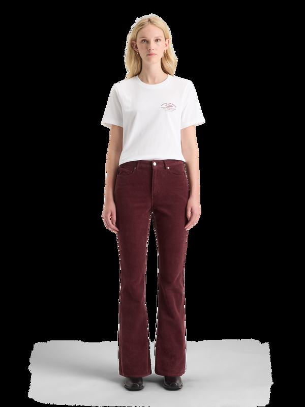Maison Scotch THE CHARM CLASSIC FLARED JEANS IN COLOURED STRETCH CORDUROY