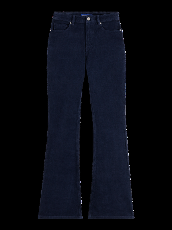 maison scotch THE CHARM CLASSIC FLARED JEANS IN COLOURED STRETCH CORDUROY