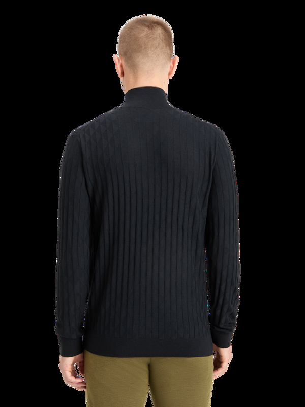 Maison Scotch TURTLE NECK REGULAR FIT RELIEF STITCH SWEATER