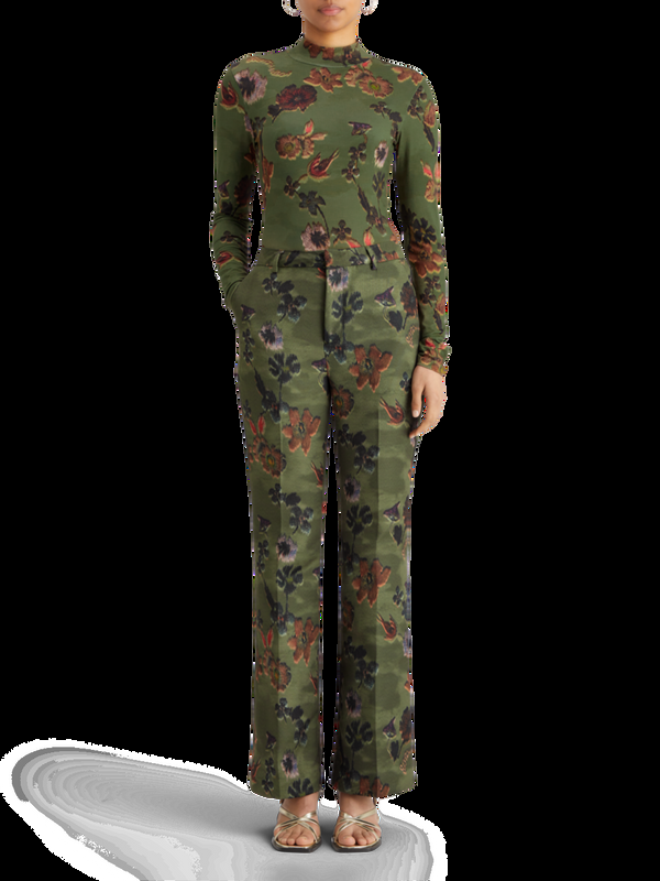 maison scotch Violette poëzie-tapijt kick flare broek