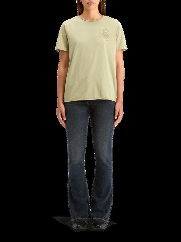 maison scotch WASHED WITH CHEST ARTWORK RELAXED FIT T-SHIRT