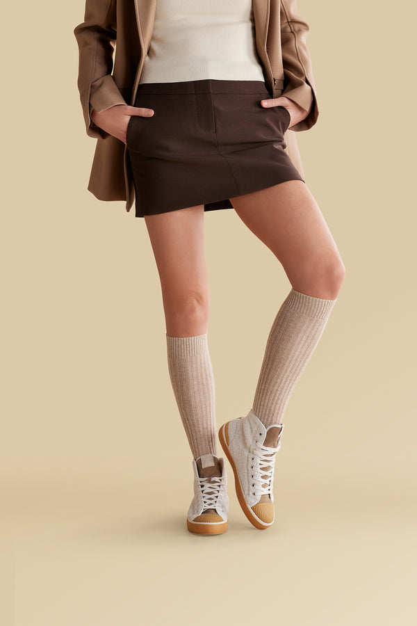 marcmarcs Colette dames kniekousen met kasjmier