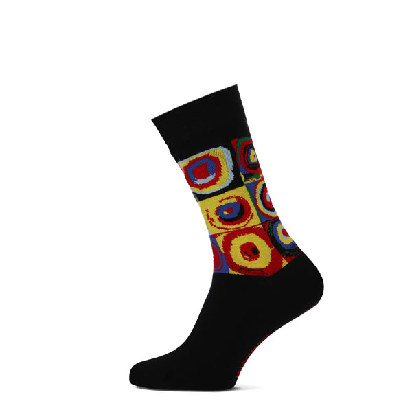 marcmarcs Y2 Squares with circles herensokken