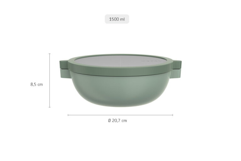 Mepal Basic Bento Lunchbowl Mepal Vita - Nordic Black