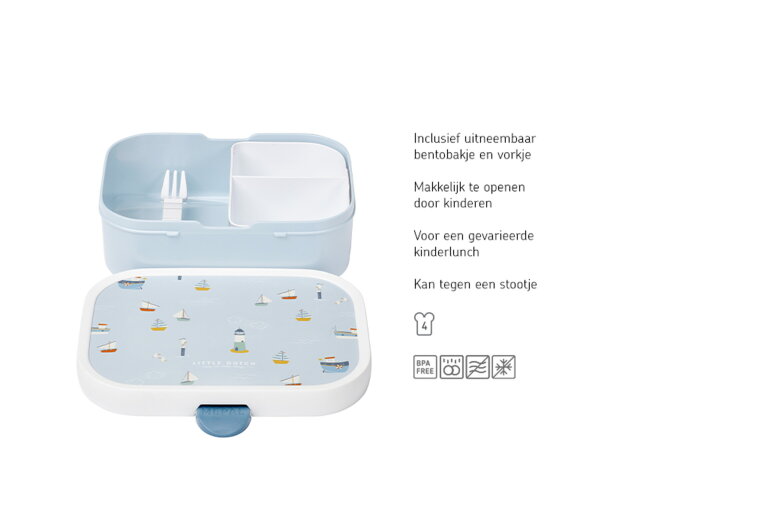 mepal Campus Bento lunchbox met vorkje Little Dutch - Sailors Bay