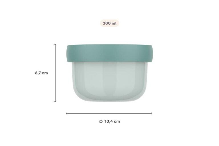 Mepal Campus Fruitbox 300 Ml Met Vorkje Little Dutch - Forest Friends