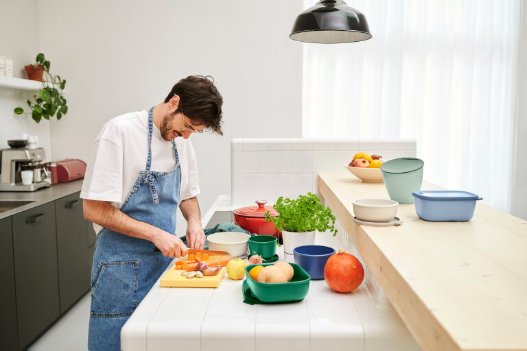 Mepal Deksel Multikom Cirqula Rond 1250/2000 Ml - Nordic Sage