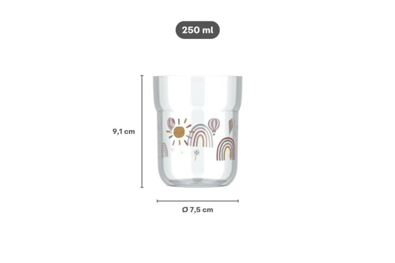 mepal Kinderglas Mepal Mio 250 ml - Little Dutch - Flowers & Butterflies