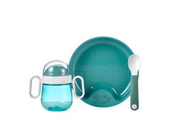 mepal Babyservies Mepal Mio 3-delig - Deep turquoise