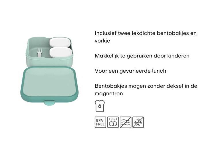 mepal Bento lunchbox Campus groot - Cool pink