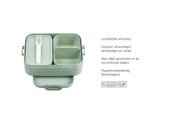 mepal Bento lunchbox Take a Break midi - Nordic sage