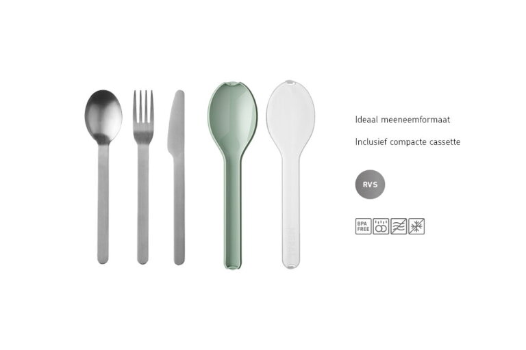 mepal Bestekset Ellipse 3-delig - Nordic sage