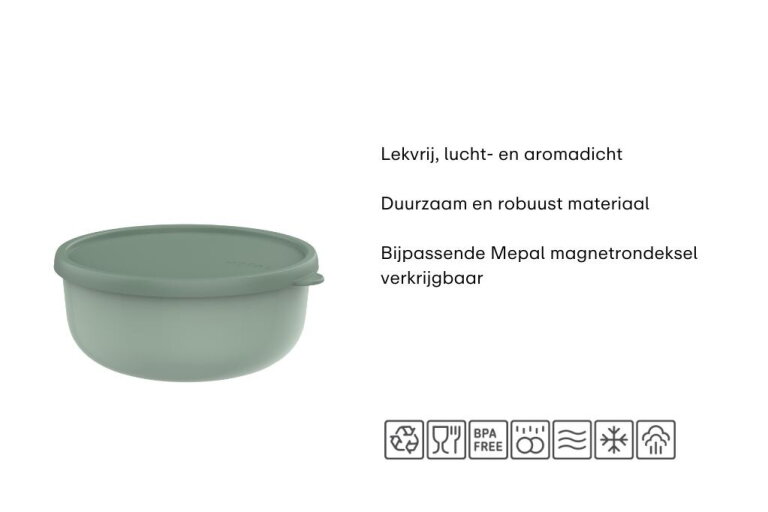 mepal Bewaardoos Lumina 250 ml - Nordic sage